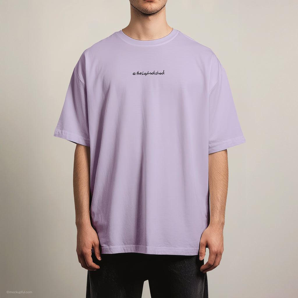 Oversized T-shirt with typography design