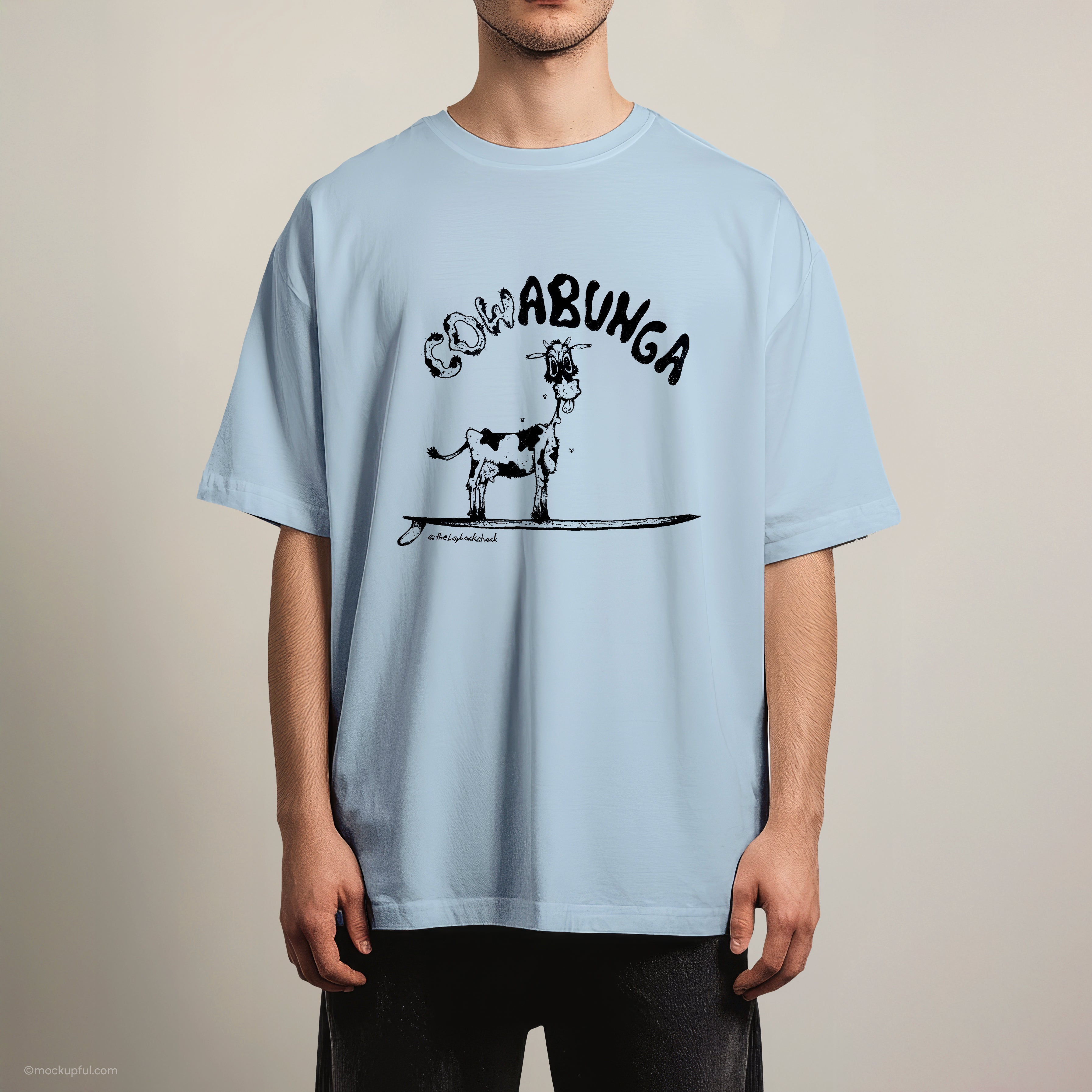 Oversize T-Shirt "COWABUNGA"