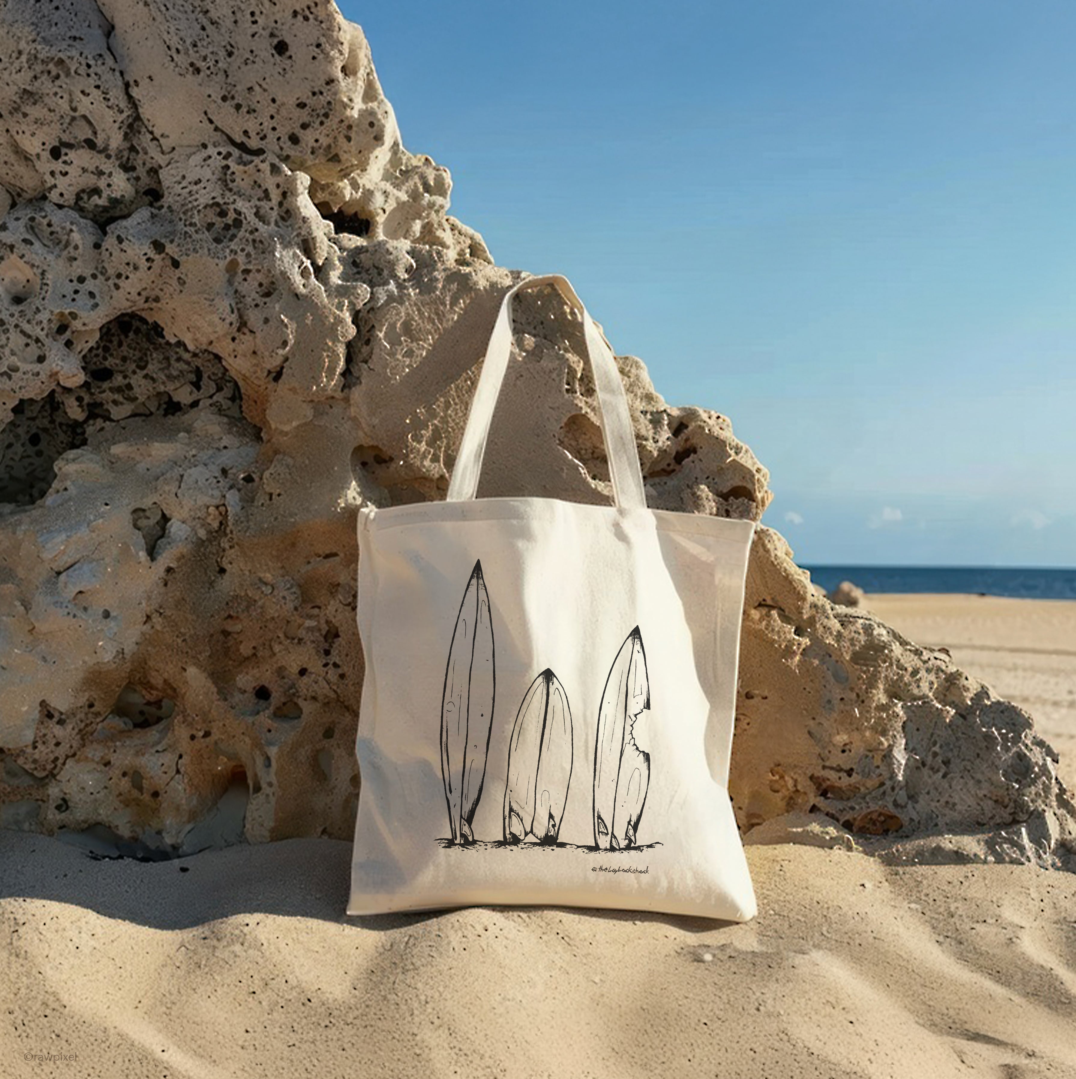 Tragetasche mit Surfboard-Design